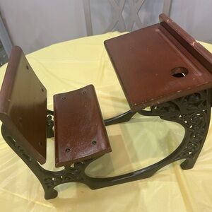 Classic Brown Doll Desk and Chair Set